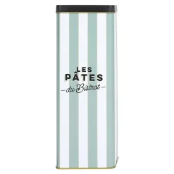 Puszka na makaron Bistrot zielone pasy * HowHomely Outlet