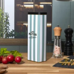 Puszka na makaron Bistrot zielone pasy * HowHomely Outlet