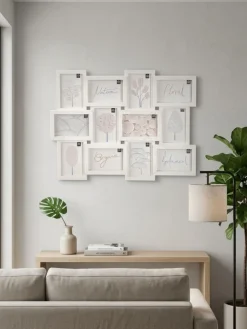 Ramka biała na 12 zdjęć 10x15 cm * GIFTDECOR Online