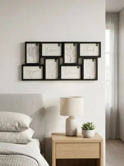 Ramka czarna na 8 zdjęć 10x15 cm * GIFTDECOR Outlet