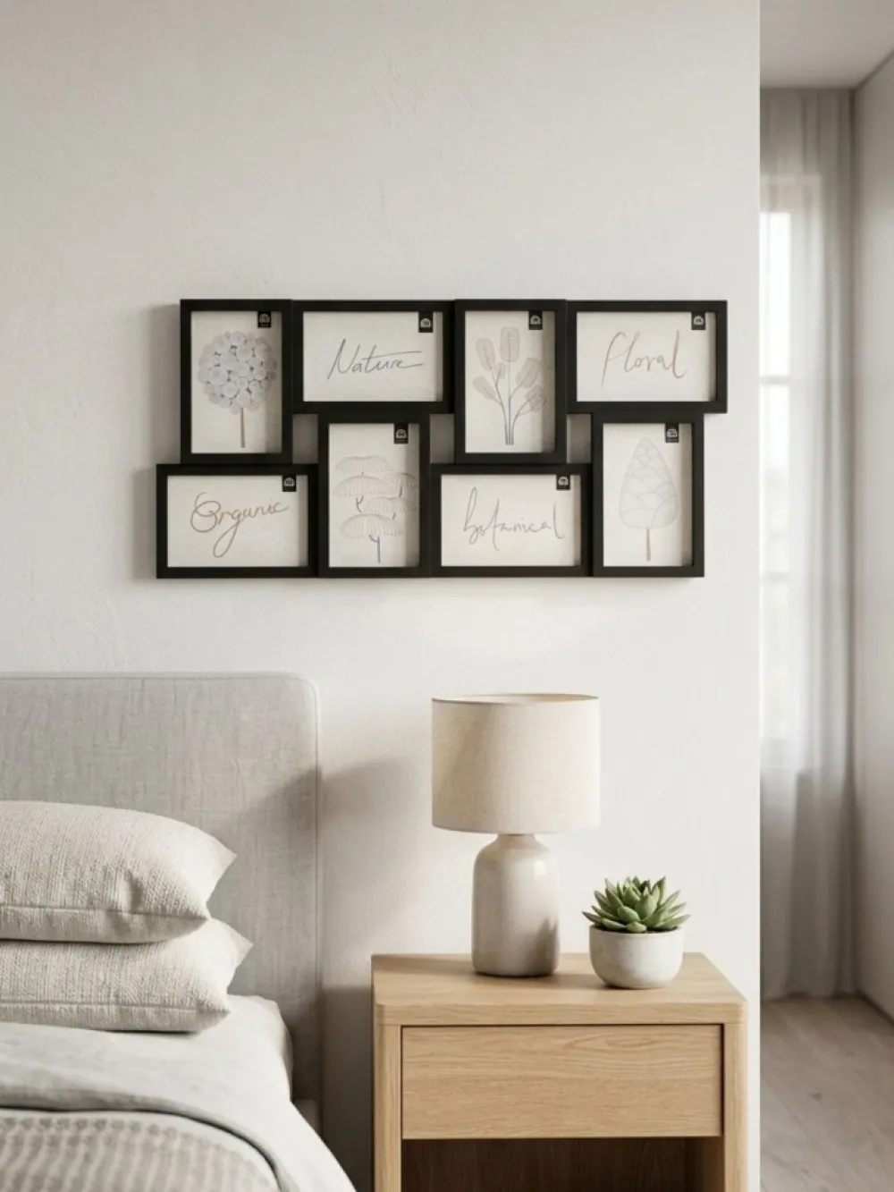 Ramka czarna na 8 zdjęć 10x15 cm * GIFTDECOR Outlet