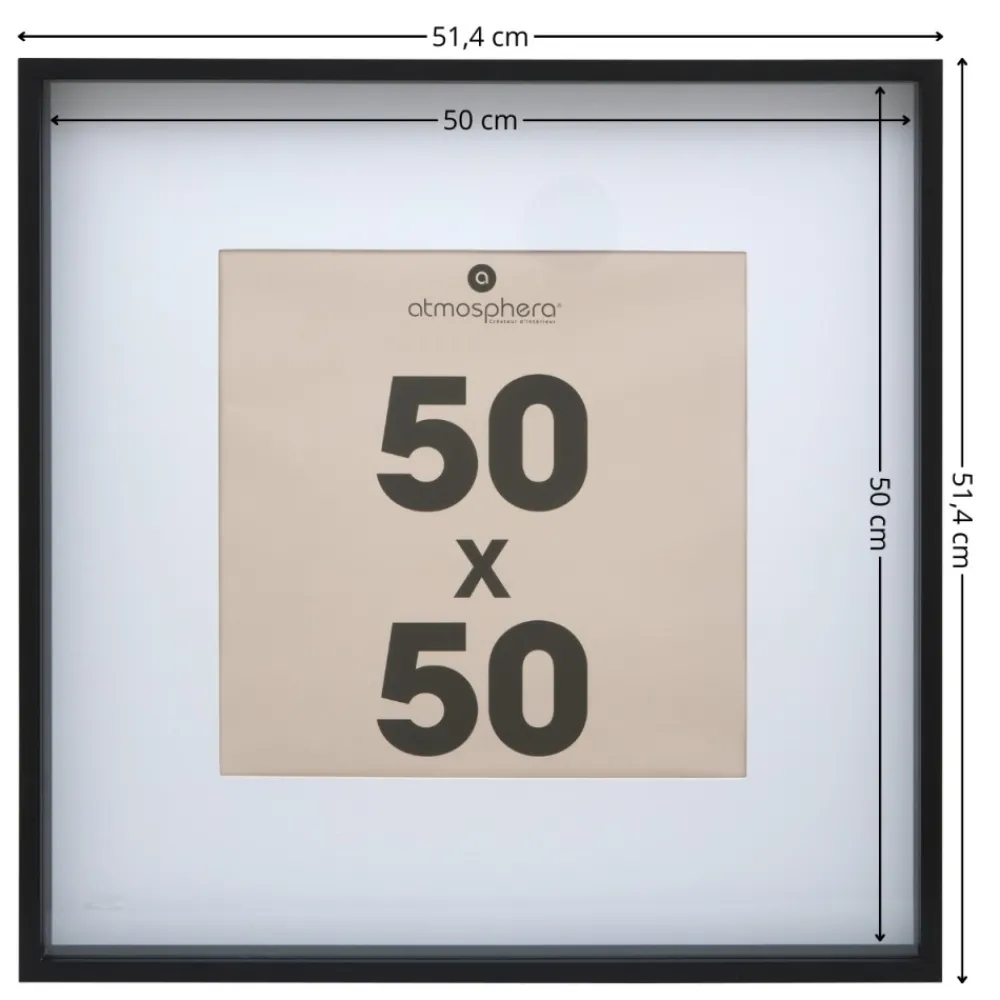 Ramka na zdjęcia Axel 50 x 50 cm czarna * Atmosphera Best