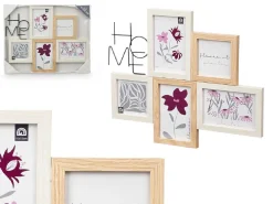 Ramka na 5 zdjęć z napisem metalowym HOME * GIFTDECOR Best