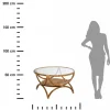 Rattanowy stolik kawowy Farah 90 cm