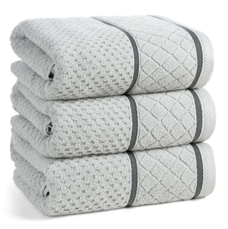 Ręcznik FAVORI bawełna zero twist srebrny 50x90 cm