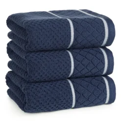 Ręcznik FAVORI bawełna zero twist granat 50x90 cm