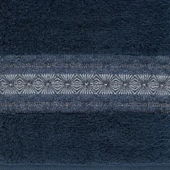 Ręcznik kąpielowy MALIKA 70x140 cm granatowy