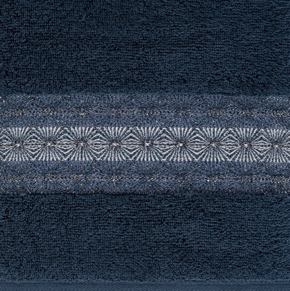 Ręcznik kąpielowy MALIKA 50x90 cm granatowy