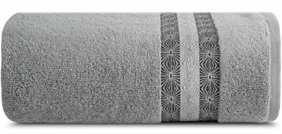 Ręcznik kąpielowy MALIKA 70x140 cm jasnoszary