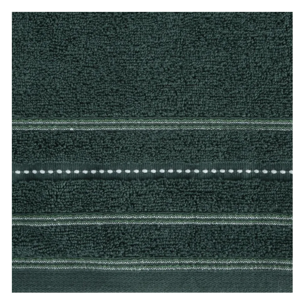 Ręcznik kąpielowy w pasy VENTO zielony 50x90 cm