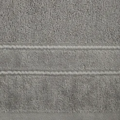 Ręcznik SIBEL/04 stalowy bawełna 50x90