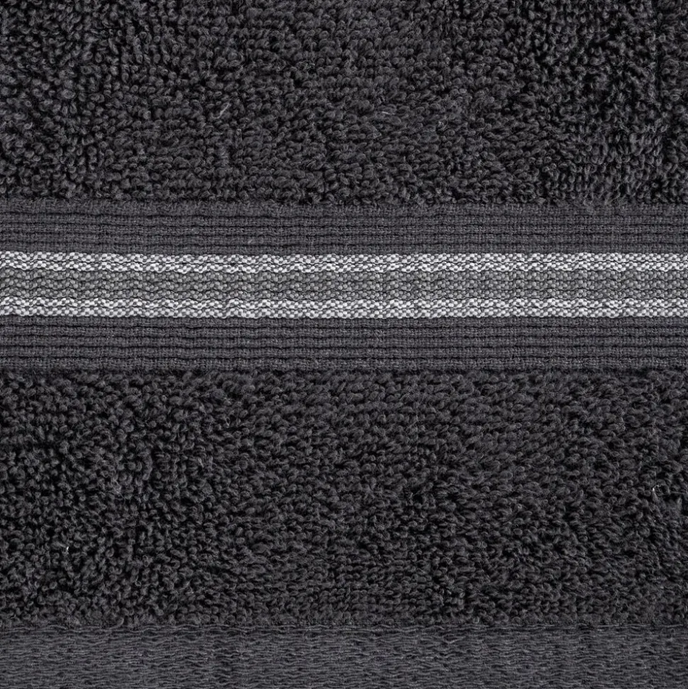 Ręcznik TRIS 70x140 cm czarny