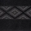 Ręcznik z błyszczącą nicią AZARI 70x140 czarny