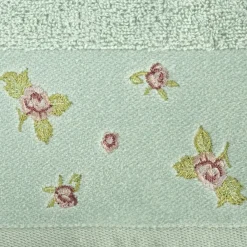 Ręcznik DALIA kwiatowy haft 70x140 cm mięta * EUROFIRANY B.B. Choczyńscy Sp.J. Discount