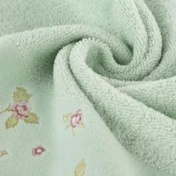 Ręcznik DALIA kwiatowy haft 70x140 cm mięta * EUROFIRANY B.B. Choczyńscy Sp.J. Discount