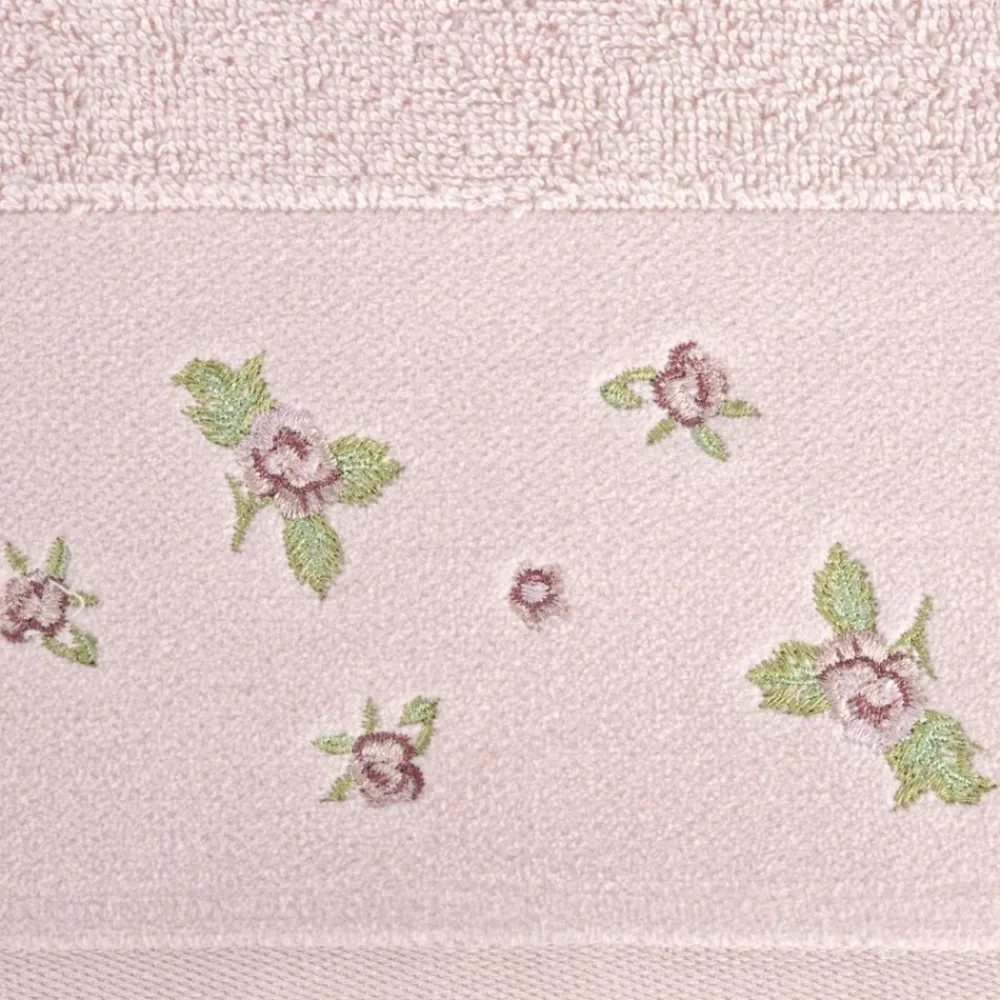 Ręcznik DALIA kwiatowy haft 50x90 cm róż * EUROFIRANY B.B. Choczyńscy Sp.J.