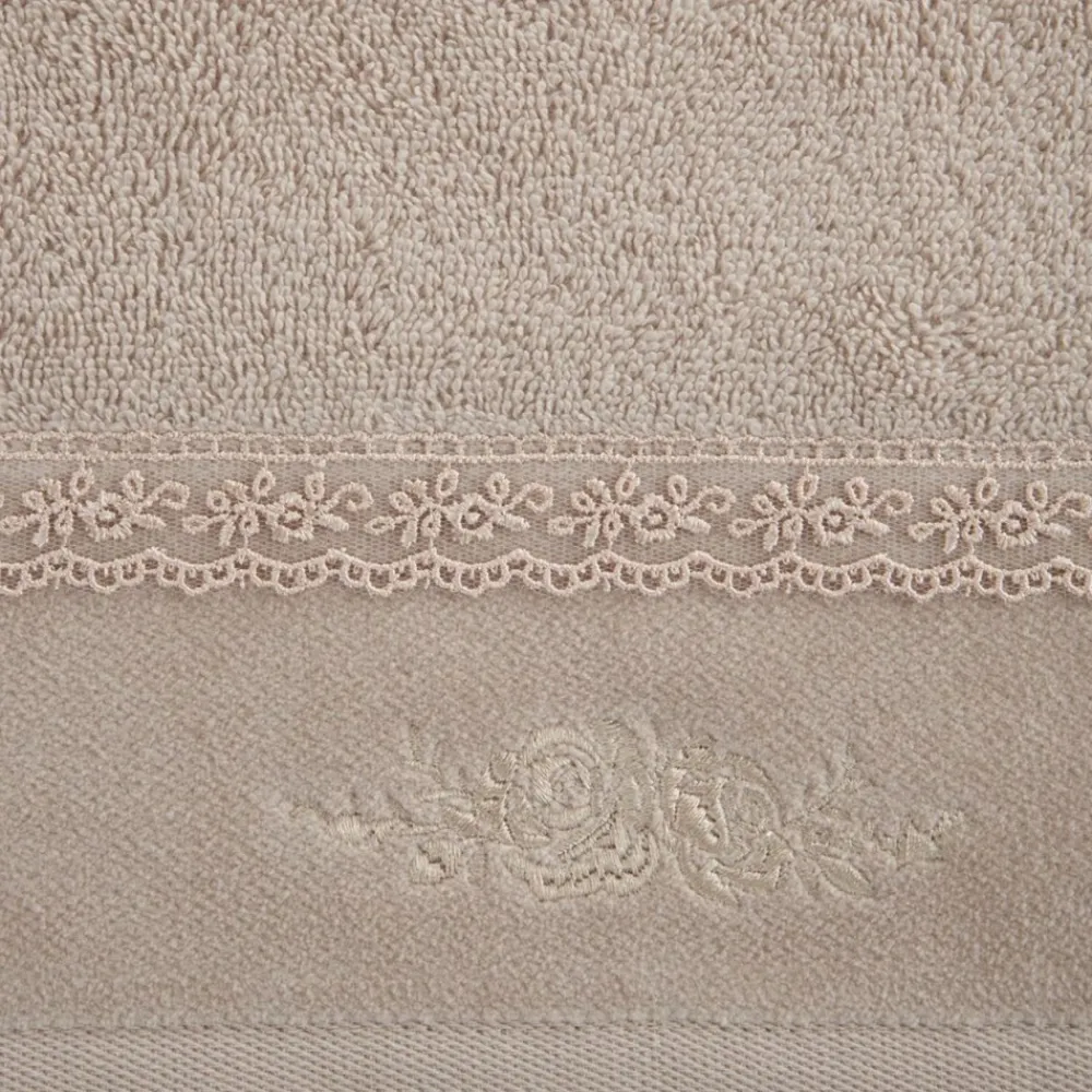Ręcznik SISI z koronką 30x50 cm beż * EUROFIRANY B.B. Choczyńscy Sp.J. Sale