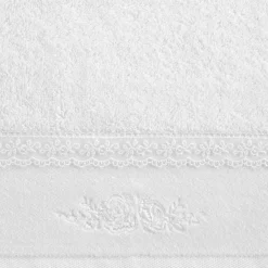 Ręcznik SISI z koronką 50x90 cm biały * EUROFIRANY B.B. Choczyńscy Sp.J.