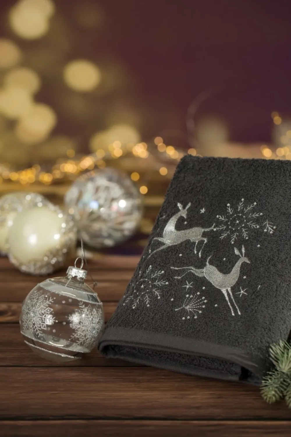 Ręcznik świąteczny SANTA/14 50x90 biały * EUROFIRANY B.B. Choczyńscy Sp.J. Outlet