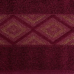 Ręcznik z błyszczącą nicią AZARI 50x90 bordo * EUROFIRANY B.B. Choczyńscy Sp.J. Outlet
