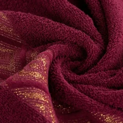 Ręcznik z błyszczącą nicią AZARI 50x90 bordo * EUROFIRANY B.B. Choczyńscy Sp.J. Outlet