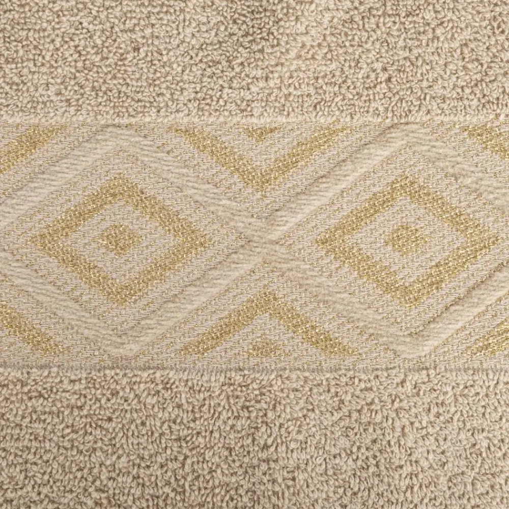 Ręcznik z błyszczącą nicią AZARI 70x140 beż * EUROFIRANY B.B. Choczyńscy Sp.J. Discount