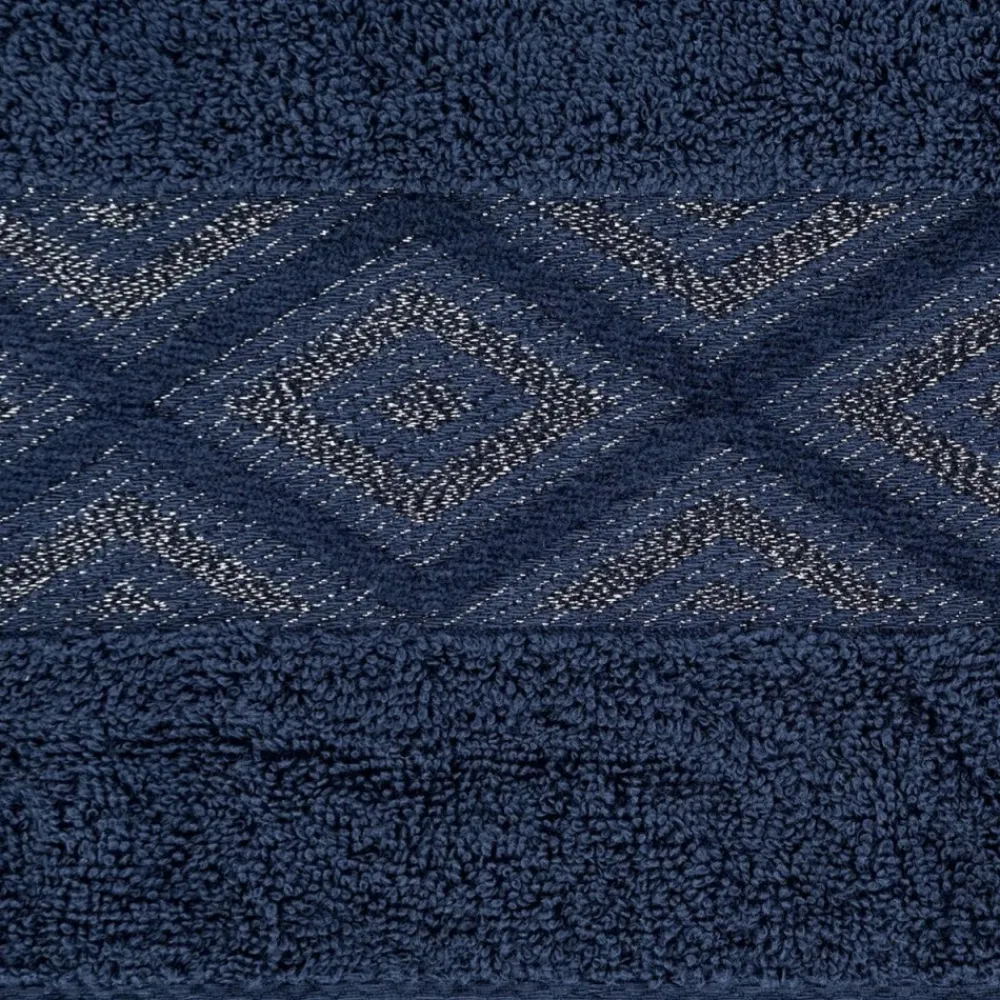 Ręcznik z błyszczącą nicią AZARI 70x140 granat * EUROFIRANY B.B. Choczyńscy Sp.J. Best