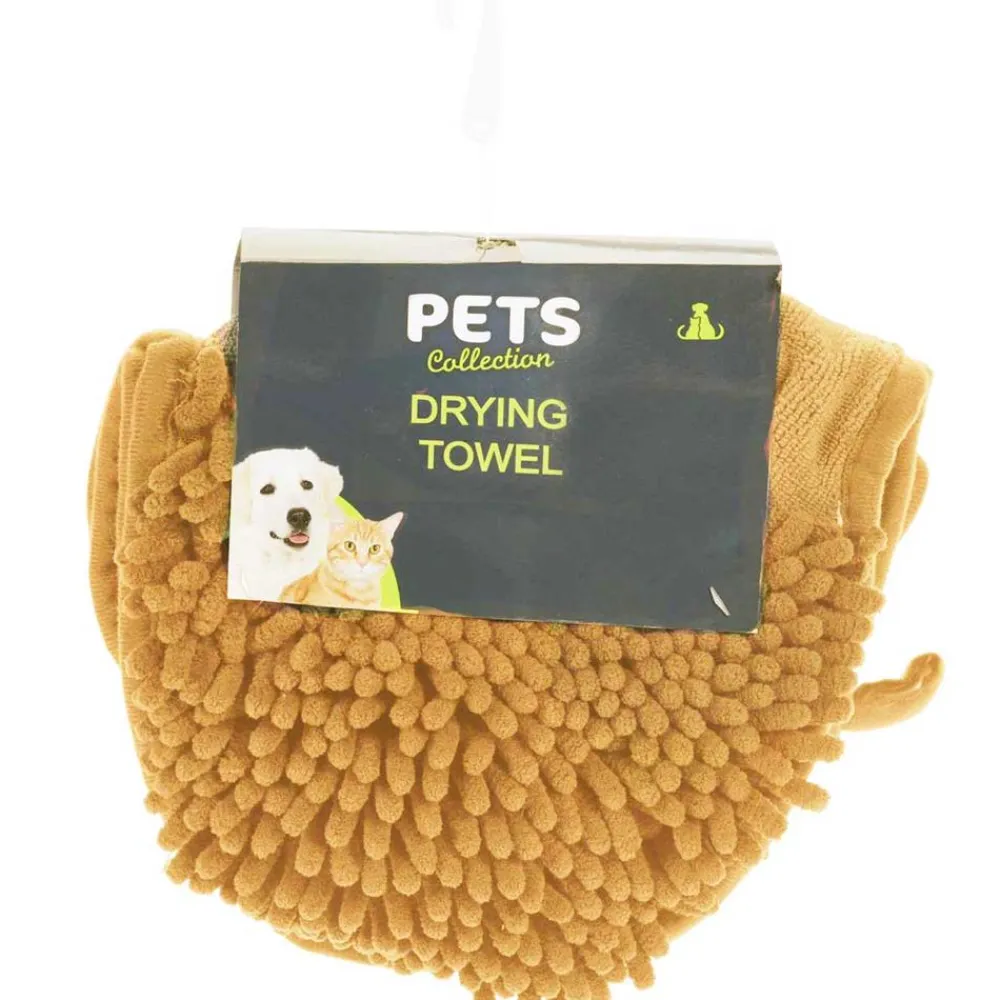 Ręcznik z do wycierania psa - beżowy * Pets Collection Best