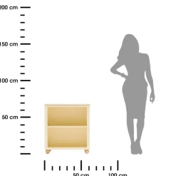 Regał dla dzieci Bouli 65 cm beż