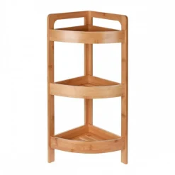 Regał łazienkowy narożny bambus 61 cm * Bathroom Solutions New