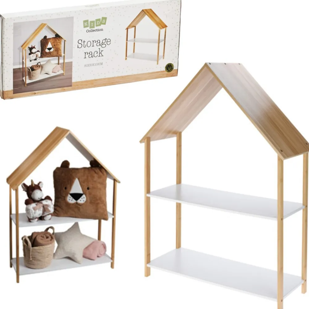 Regał Domek Scandi do pokoju dziecka 80x30xh108 cm * H&S Decoration Sale