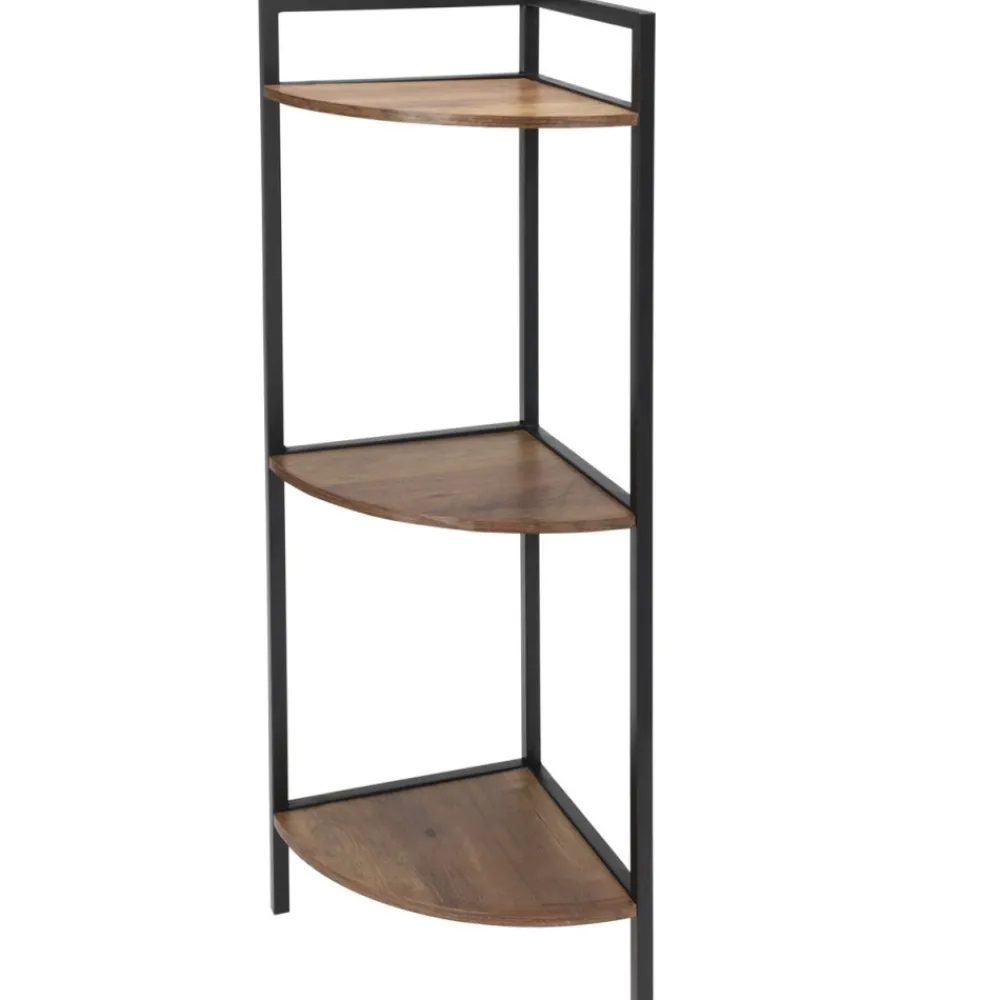 Regał metalowy narożny 3 półki 76 cm * H&S Decoration New