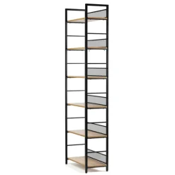 Regał na książki biurowy Arti 6 półek LOFT * HowHomely Outlet