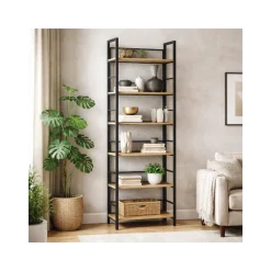 Regał na książki biurowy Arti 6 półek LOFT * HowHomely Outlet