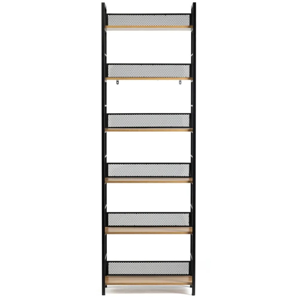 Regał na książki biurowy Arti 6 półek LOFT * HowHomely Outlet