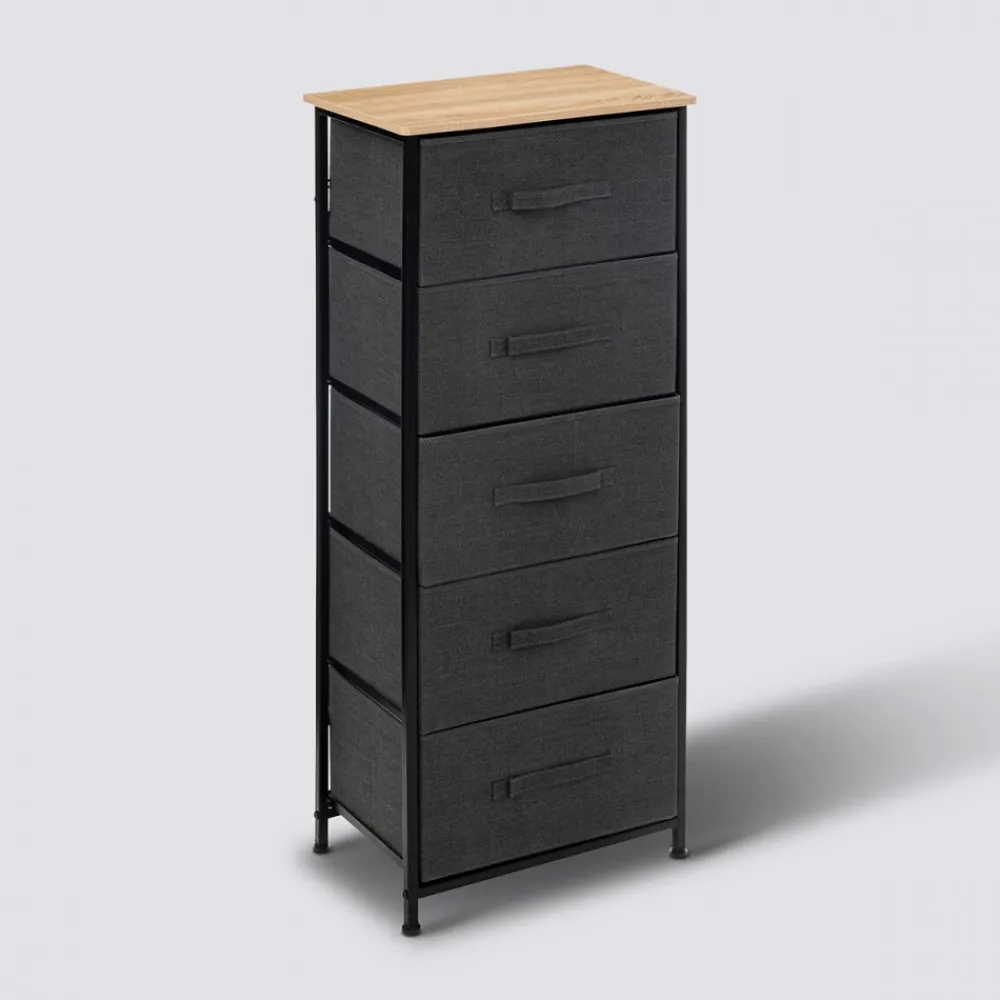 Regał z 5 szufladami Antracytowy * 5five Simply Smart Sale