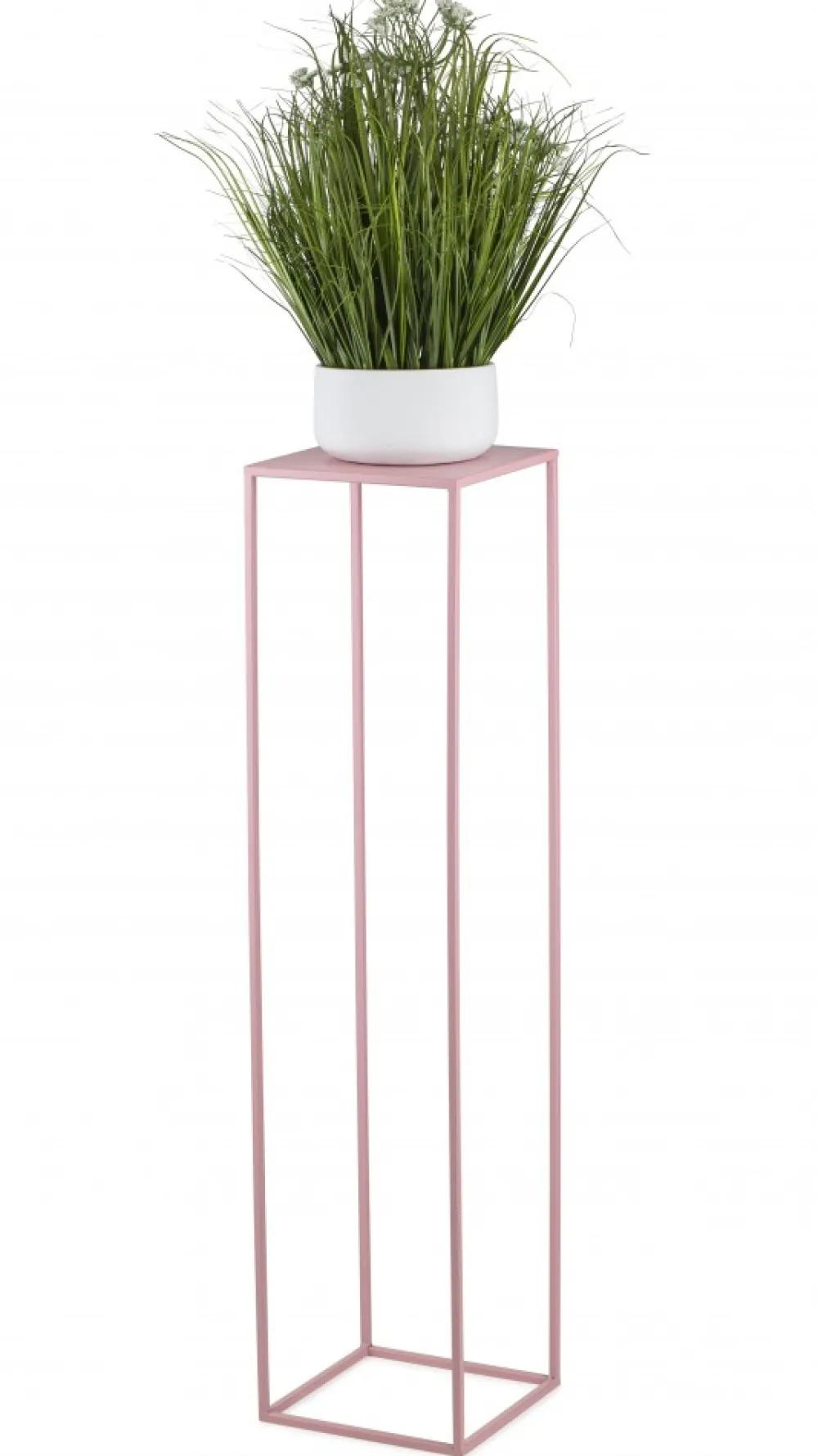Różowy kwietnik stojący 100 cm * HowHomely Sale