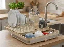 Rozsuwana suszarka do naczyń beż * 5five Simply Smart Clearance