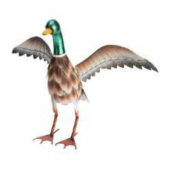 Rzeźba ogrodowa Kaczka metalowa 40 cm * Progarden Clearance