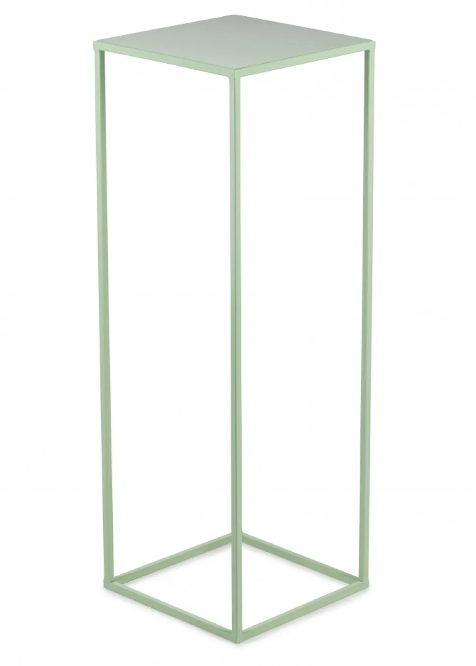 Seledynowy kwietnik stojący 70 cm