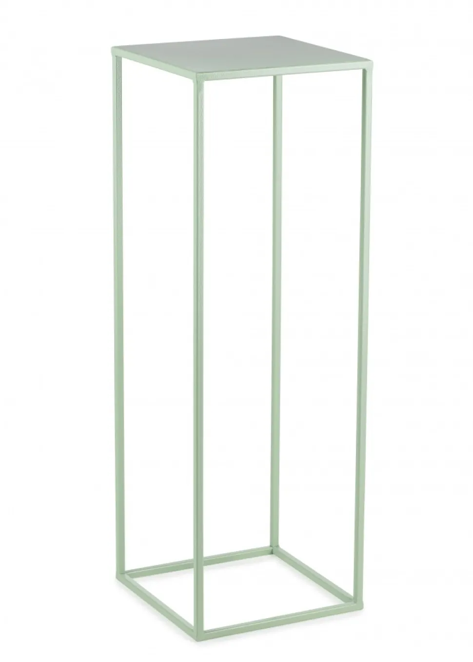 Seledynowy kwietnik stojący 70 cm