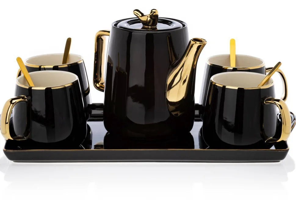 Serwis kawowy Noah Black Gold