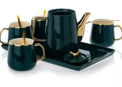 Serwis kawowy Noah Green Gold