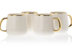 Serwis kawowy Noah White Gold