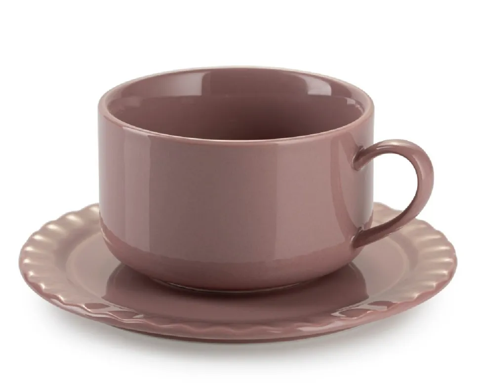 Serwis kawowy Sofia Pink 12 elementów