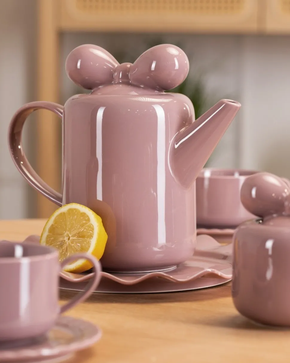 Serwis kawowy Sofia Pink 12 elementów