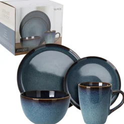 Serwis obiadowy dla 4 osób 16 elem. granat * Siaki Collection Best