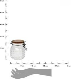 Słój szklany z pokrywą 1100 ml * Excellent Houseware Clearance