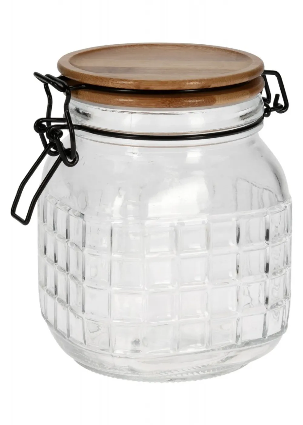 Słój szklany z pokrywą 1100 ml * Excellent Houseware Clearance