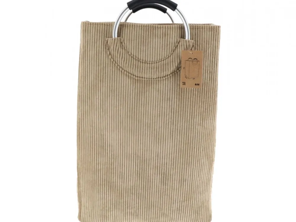 Składany kosz na pranie 55 L taupe * TENDANCE Sale